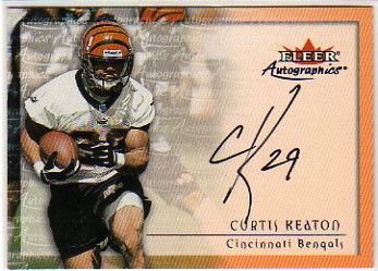 2000 Fleer Tradition Autographics #85 Curtis Keaton