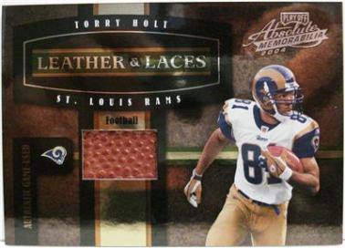 2004 Absolute Memorabilia Leather and Laces Combos #LL25 Torry Holt