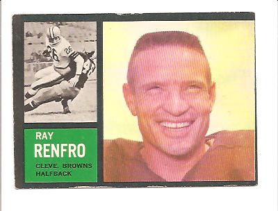 1962 Topps #27 Ray Renfro SP