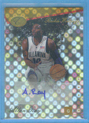 2006-07 Bowman Elevation Rookie Writing Autographs Gold #AR Allan Ray/79