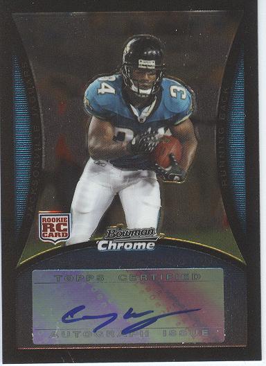 2008 Bowman Chrome Rookie Autographs #BC81 Chauncey Washington G