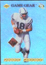 1999 Collector's Edge Fury Game Ball #PM, Peyton Manning
