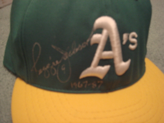 Reggie Jackson Autographed Oakland A'S Cap With PSA COA