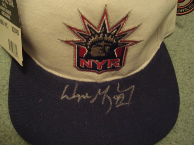 Wayne Gretzky Autographed New York Rangers Liberty Head Cap 89/199 With UDA COA