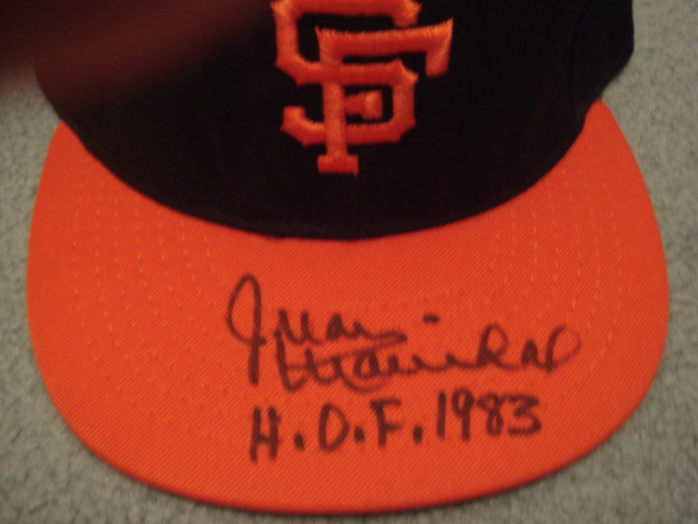 Juan Marichal Autographed San Francisco Giants Cap With HOF 1983 Ins. With COA