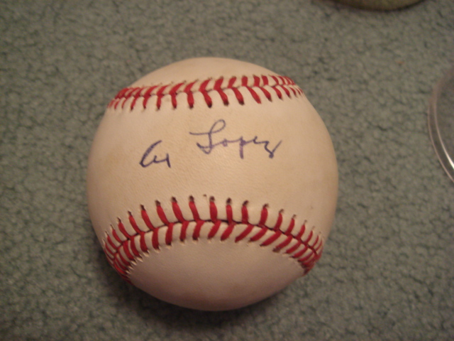 Al Lopez Autographed Official AL Baseball with PSA COA