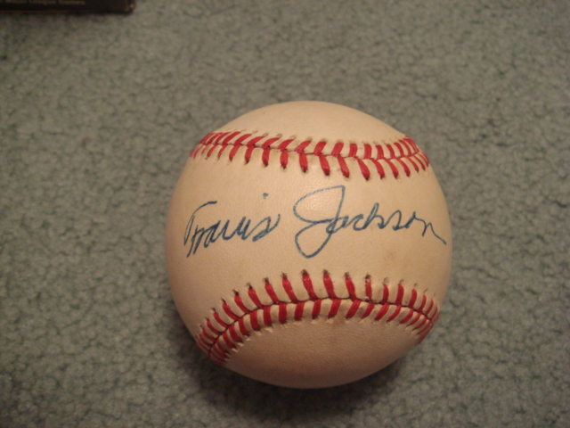 Travis Jackson Autographed NL Baseball With PSA COA