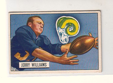1951 Bowman #114 Jerry Williams RC