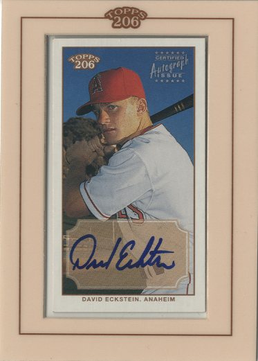 2002 Topps 206 Autographs #DE David Eckstein G3