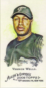 2008 Topps Allen and Ginter Mini #81 Vernon Wells
