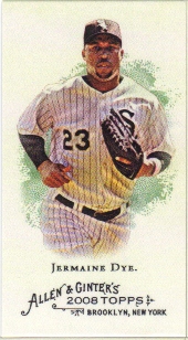 2008 Topps Allen and Ginter Mini #141 Jermaine Dye