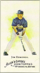 2008 Topps Allen and Ginter Mini #279 Jim Edmonds