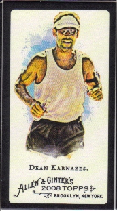 2008 Topps Allen and Ginter Mini Black #268 Dean Karnazes
