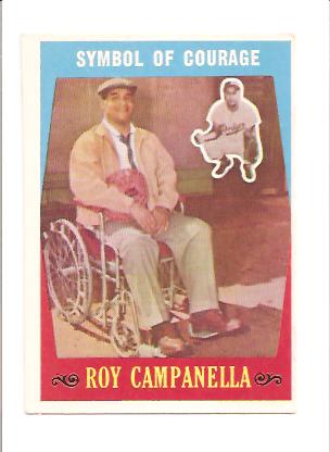 1959 Topps #550 Roy Campanella (Symbol of Courage)