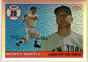 2006 Topps Chrome Mantle Home Run History Refractors #MHRC20 Mickey Mantle