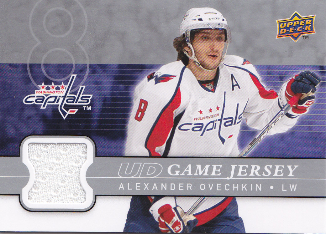 2008-09 Upper Deck Game Jerseys #GJAO Alexander Ovechkin