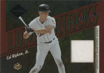 2003 Leaf Limited Lumberjacks Jersey Black #8 Cal Ripken/5