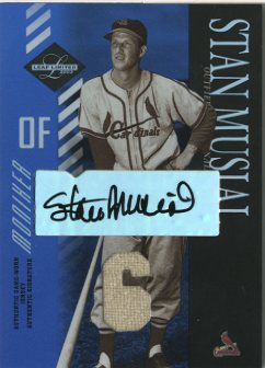 2003 Leaf Limited Moniker Jersey Number #163 Stan Musial/5