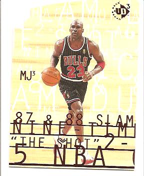 1997-98 UD3 MJ3 #MJ31 Michael Jordan