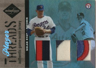 2003 Leaf Limited Player Threads Triple Prime #7 N.Ryan Rgr-Astros-Angels/10