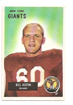 1955 Bowman #11 Bill Austin