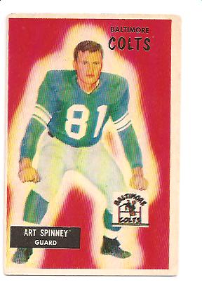1955 Bowman #107 Art Spinney