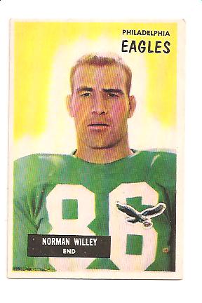 1955 Bowman #138 Norm Willey
