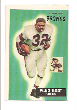 1955 Bowman #156 Maurice Bassett RC