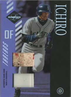 2003 Leaf Limited Threads Double Prime #133 I.Suzuki Run Ball-Base/10