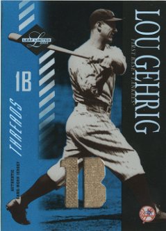 2003 Leaf Limited Threads Position #155 Lou Gehrig/5