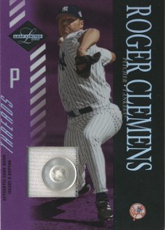 2003 Leaf Limited Threads Button #45 R.Clemens Yanks H