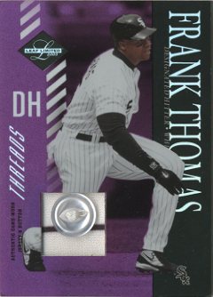 2003 Leaf Limited Threads Button #49 Frank Thomas Swing