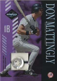 2003 Leaf Limited Threads Button #162 Don Mattingly