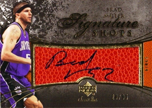 2007-08 Sweet Shot Signature Shots #BM Brad Miller/99
