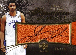 2007-08 Sweet Shot Signature Shots #CW Shawne Williams/195