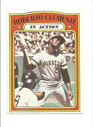 1972 Topps #310 Roberto Clemente IA front image