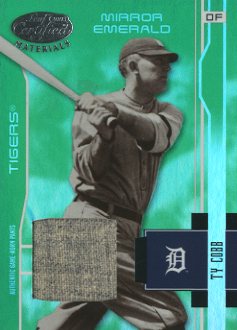 2003 Leaf Certified Materials Mirror Emerald Materials #204 Ty Cobb RET Pants