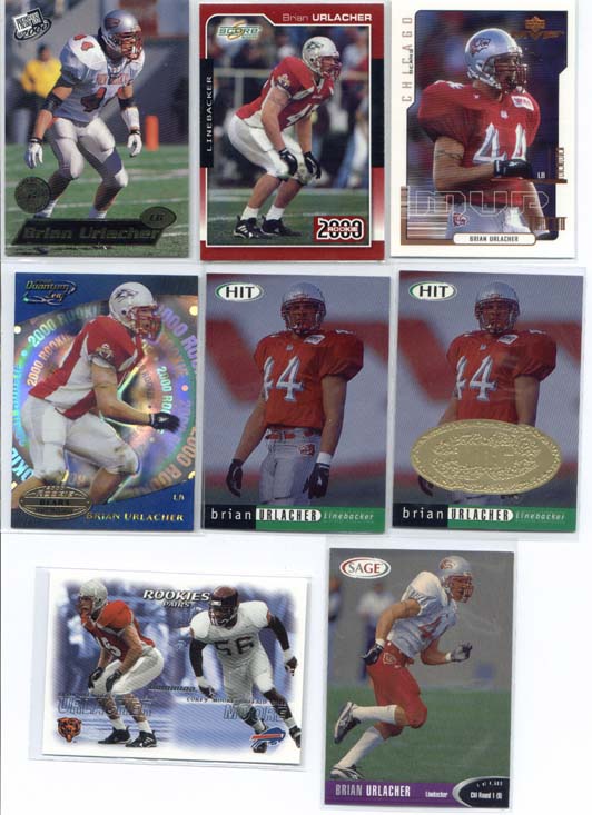 Brian Urlacher, 2000 Sage Hit NRG Card #44