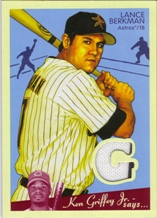 2008 Upper Deck Goudey Memorabilia #LB Lance Berkman