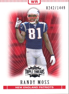 2007 Topps Triple Threads #61 Randy Moss
