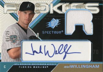 2003 SPx Spectrum #173 Josh Willingham AU JSY
