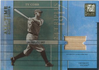 2003 Donruss Elite All-Time Career Best Materials #2 Ty Cobb Bat/25
