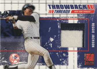 2003 Donruss Elite Throwback Threads Prime #84 Reggie Jackson