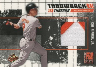 2003 Donruss Elite Throwback Threads Prime #86 Cal Ripken