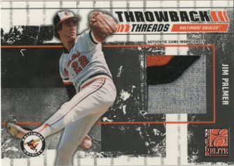 2003 Donruss Elite Throwback Threads Prime #90 Jim Palmer