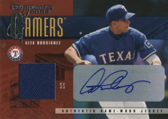 2003 Donruss Gamers Autographs #2 Alex Rodriguez/5