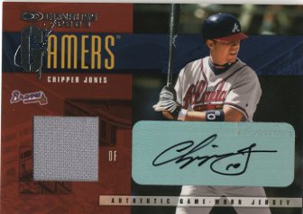 2003 Donruss Gamers Autographs #10 Chipper Jones/10