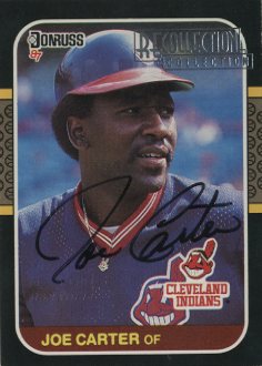 2003 Donruss Recollection Autographs #47 Joe Carter 87/2