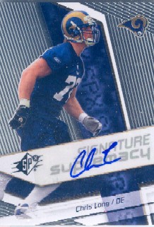 2008 SPx Signature Supremacy #SSCL Chris Long