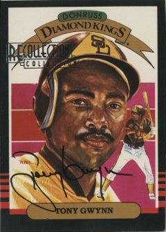 2003 Diamond Kings Recollection Autographs #32 Tony Gwynn 85 DK/3